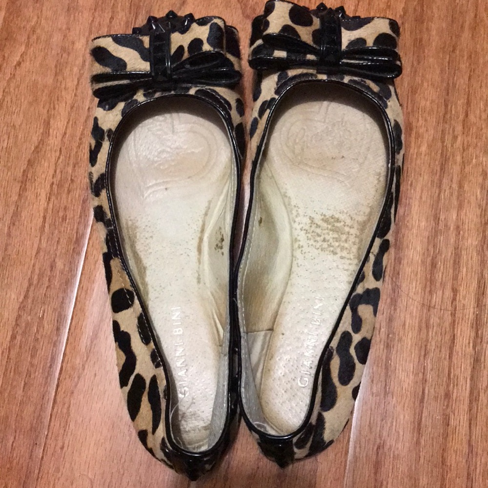Gianni Bini Leopard Flats